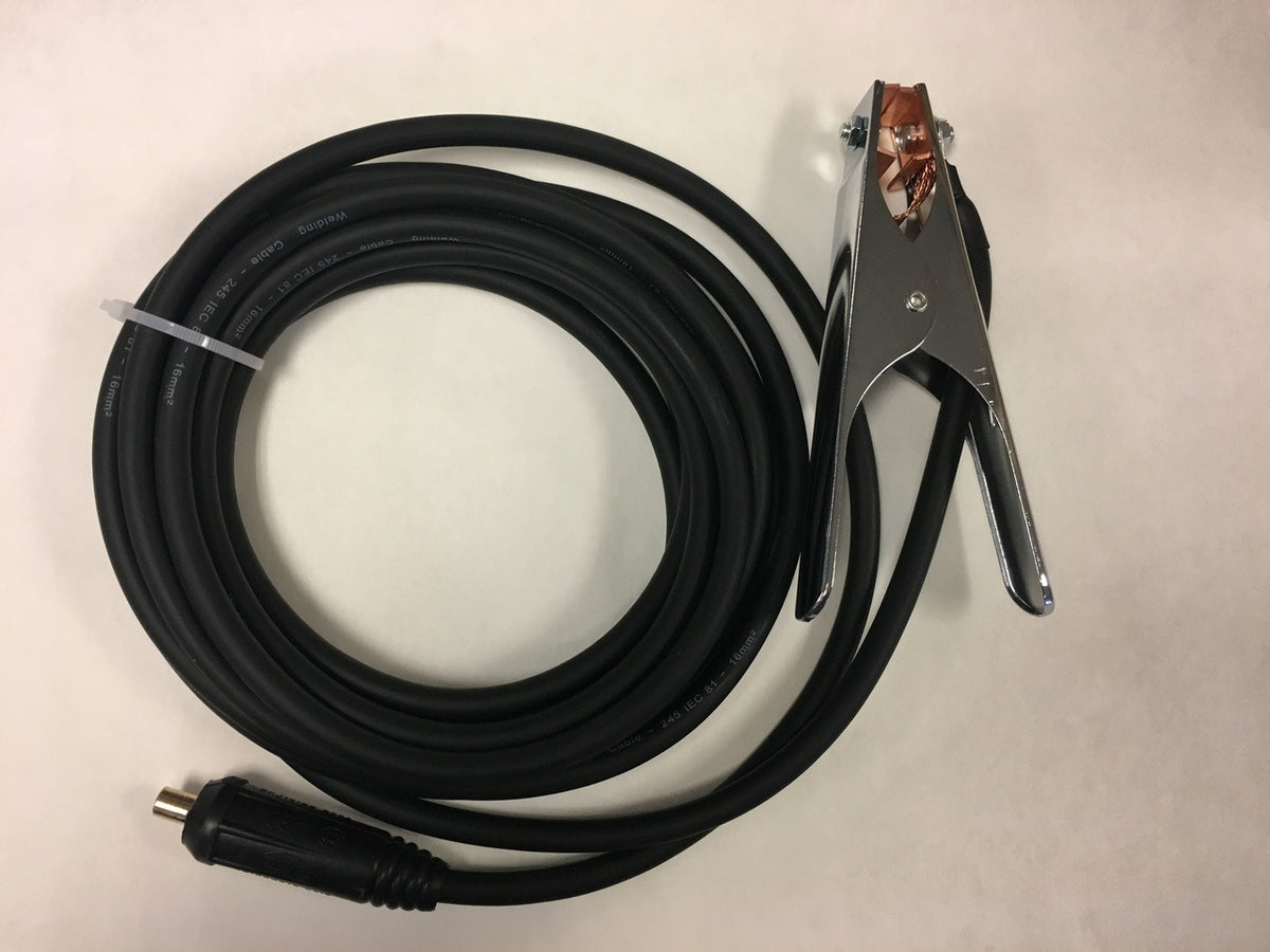Lotos GC02 19 Feet Ground Cable 10-25 Ground Clamp for Lotos Plasma Cutters: LTP7000 LTP8000 - LOTOS Plasma Cutters & Welders