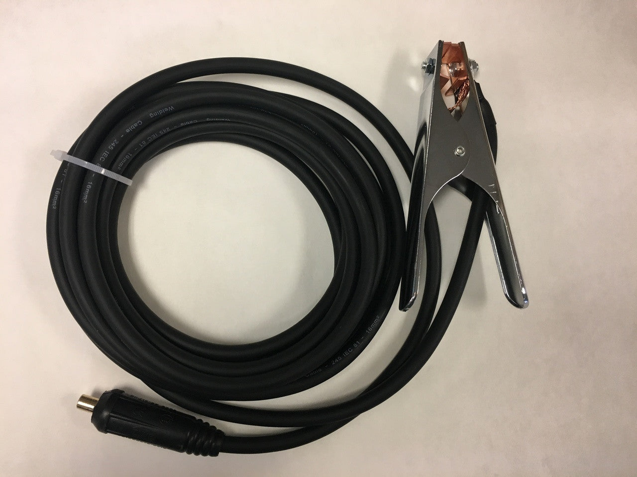 Lotos GC02 19 Feet Ground Cable 10-25 Ground Clamp for Lotos Plasma Cutters: LTP7000 LTP8000 - LOTOS Plasma Cutters & Welders