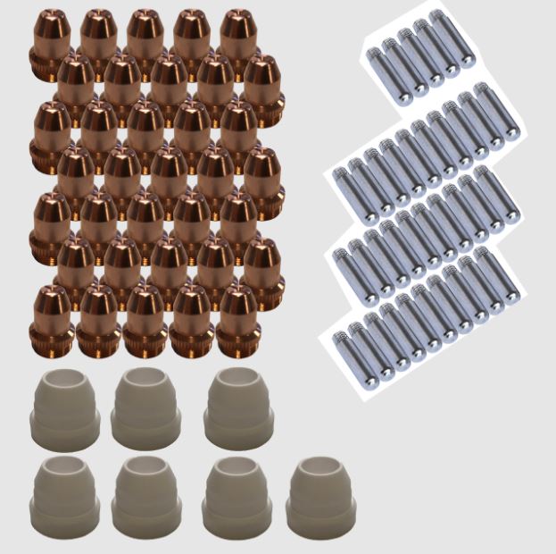 LOTOS LCS77 PLASMA CUTTER CONSUMABLES SETS FOR BROWN LT5000D AND BROWN CT520D (77) - LOTOS Plasma Cutters & Welders