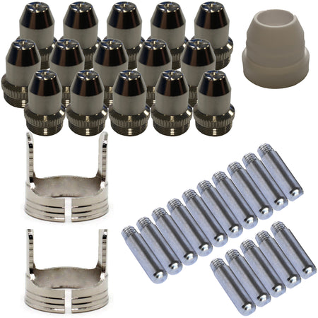 LOTOS PCS33 PLASMA CUTTER CONSUMABLES SETS FOR BROWN COLOR LTP5000D AND BROWN COLOR LTPDC2000D (33) - LOTOS Plasma Cutters & Welders