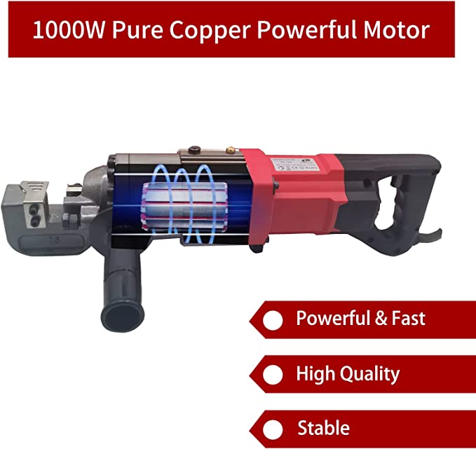 Lotos RC16A Electric Rebar Cutter 1000W Portable Hydraulic Electric Rebar Cut 5/8" 16mm #5 Rebar within 2 Seconds, 110V - LOTOS Plasma Cutters & Welders