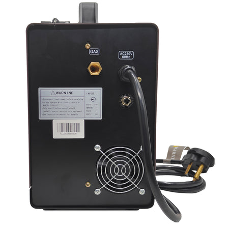 LOTOS MIG175 175A Mig Welder with Aluminum Spool Gun, Auto MIG Synergistic Setting & Voltage Fine Tuning, Gas MIG, Aluminum Spool MIG & Gasless Flux Core MIG Welding, MIG Wire Welder Brown, 240V - LOTOS Plasma Cutters & Welders