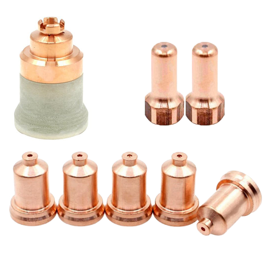 LOTOS APEX DC8509 9-Piece Drag-Cut Shield Consumables Set for LTP8050CNC Plasma Cutter