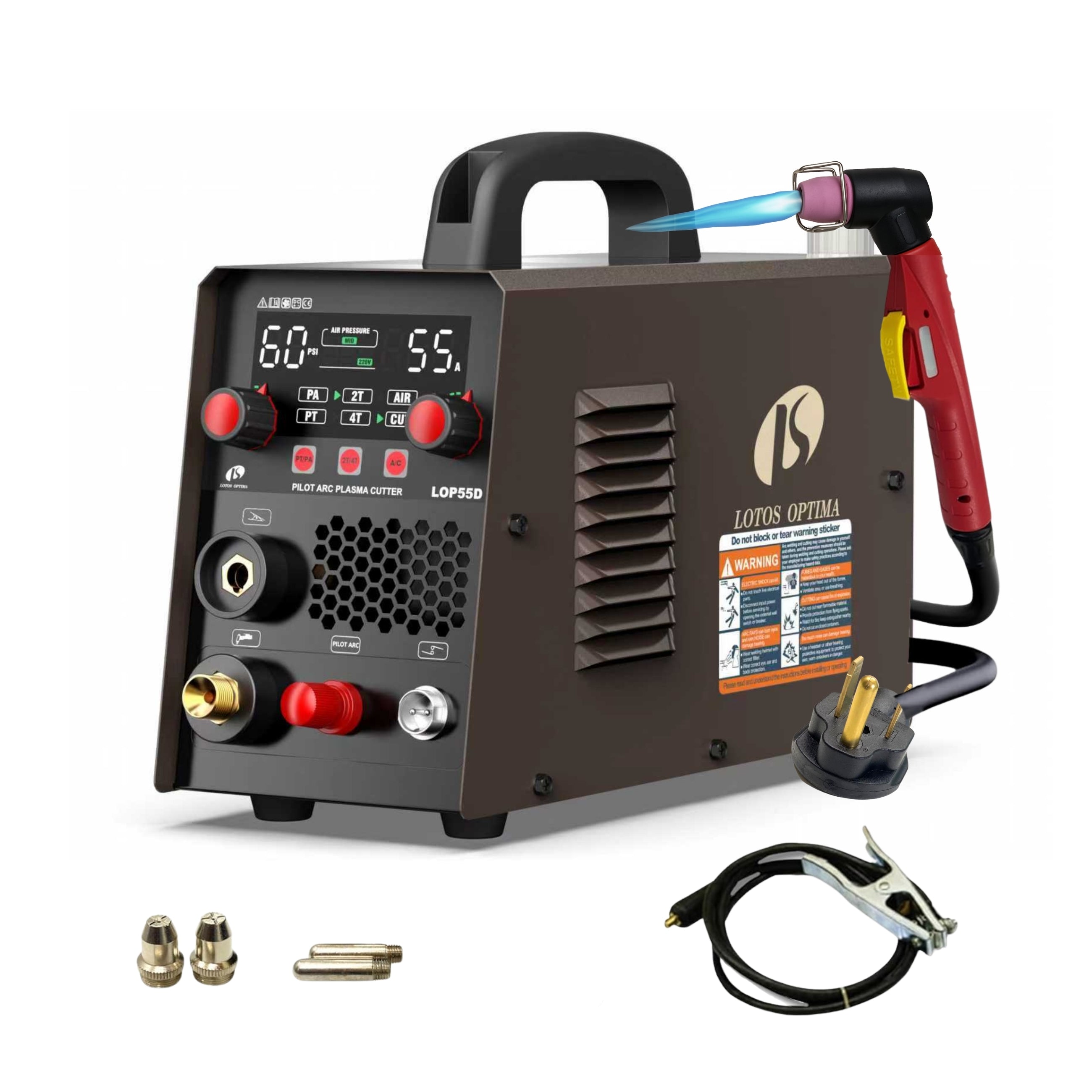 LOTOS LOP55D 55A Plasma Cutter, 55A Plasma Cutter, 1/2