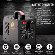 LT5000D 50A Air Inverter Plasma Cutter Dual Voltage 110/220VAC 1/2