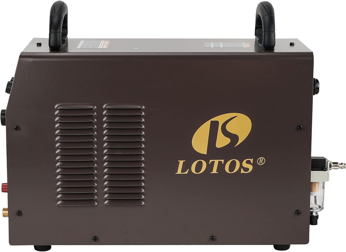 LOTOS LTP6000 60Amp Non-Touch Pilot Arc Air Plasma Cutter, 3/4 inch clean cut, Brown - LOTOS Plasma Cutters & Welders