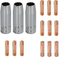 LOTOS MCS15 MIG Torch Consumables 10pc Nozzles and Tips  for MIG225 and MIG225SP